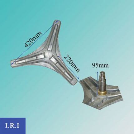 شفت آبكش اسنوا - دووبازو پهن 9/5CM چهارگوش ايران (5 و 6)